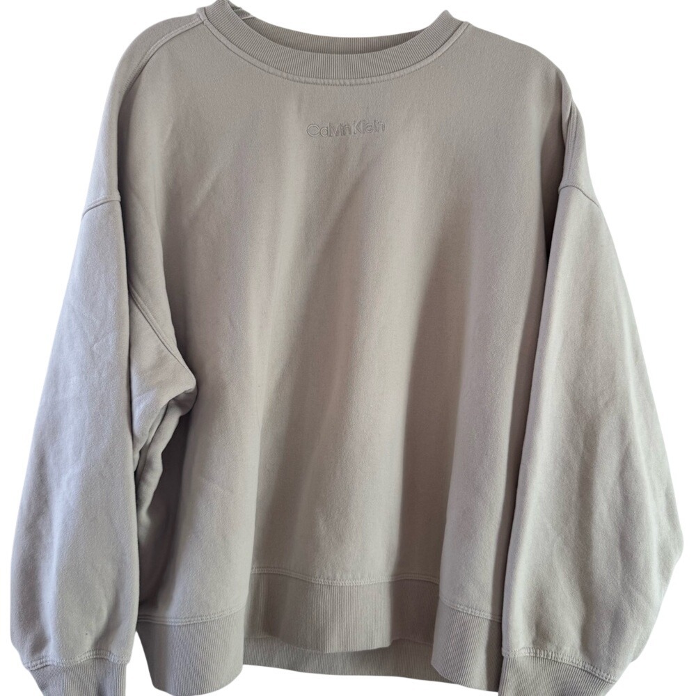 Calvin Klein‎ Women's Beige Sweatshirt, Size S